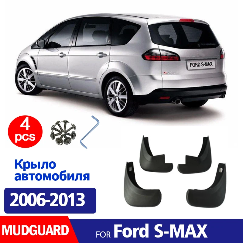 

2006-2013 FOR Ford S-MAX smax Mudguard Fender Mud Flaps Guards Splash Mudflaps Car Accessories Front Rear 4pcs