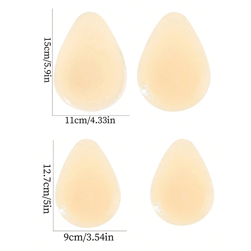 Ultra Thin Invisible Traceless Chest Patch, anti Sagging Water Droplet Lifting Nipple Patch, Solid Silicone anti Glare Patch image 6