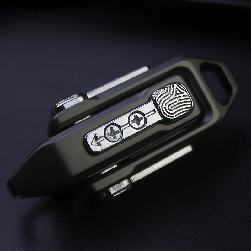 Push Card Pushing eggs Clicker Plate Mechanical Slider Haptic Coin Relieve Stress Reducing Toys Antistresse Metal Alloy