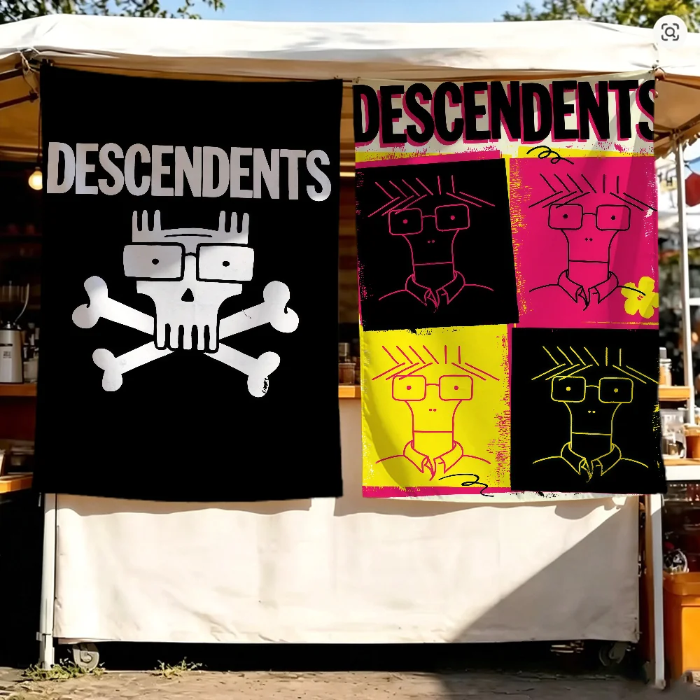 D-descendents J-jerks Flag For Outdoor Camping C-circle Bar Picnic Party Home Decoration Ornaments Banner