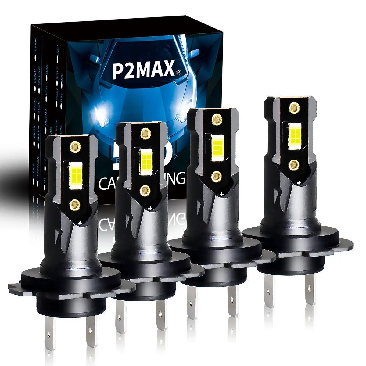 1/2/4 Stück Leistungsstarke H7 LED-Autoscheinwerferlampen 22000LM 6000K 7035 1:1 Halogen Plug & Play 12V für Auto/Motorrad Scheinwerfer DRL Nebellichter