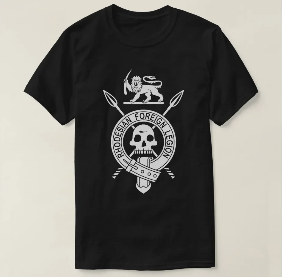 Rhodesian Foreign Legion Light Infantry RLI Rhodes T-Shirt Short Sleeve Casual Cotton O-Neck Summer  Tees