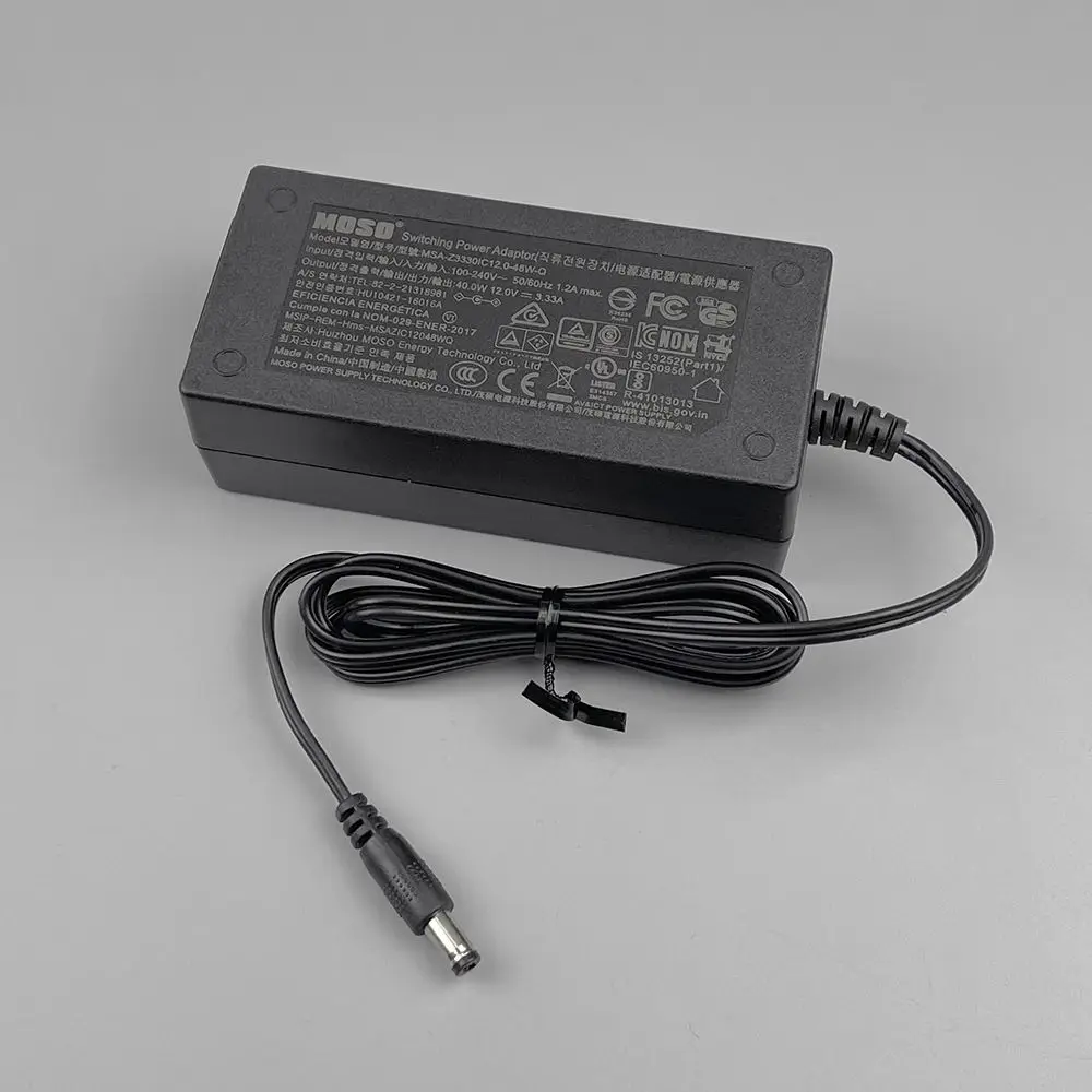 

For Hikvision Charger MOSO 12V 3.33A 40W MSA-Z3330IC12.0-48W-Q Switching Power Adapter MSAZIC12048WQ NOM-029-ENER-2017
