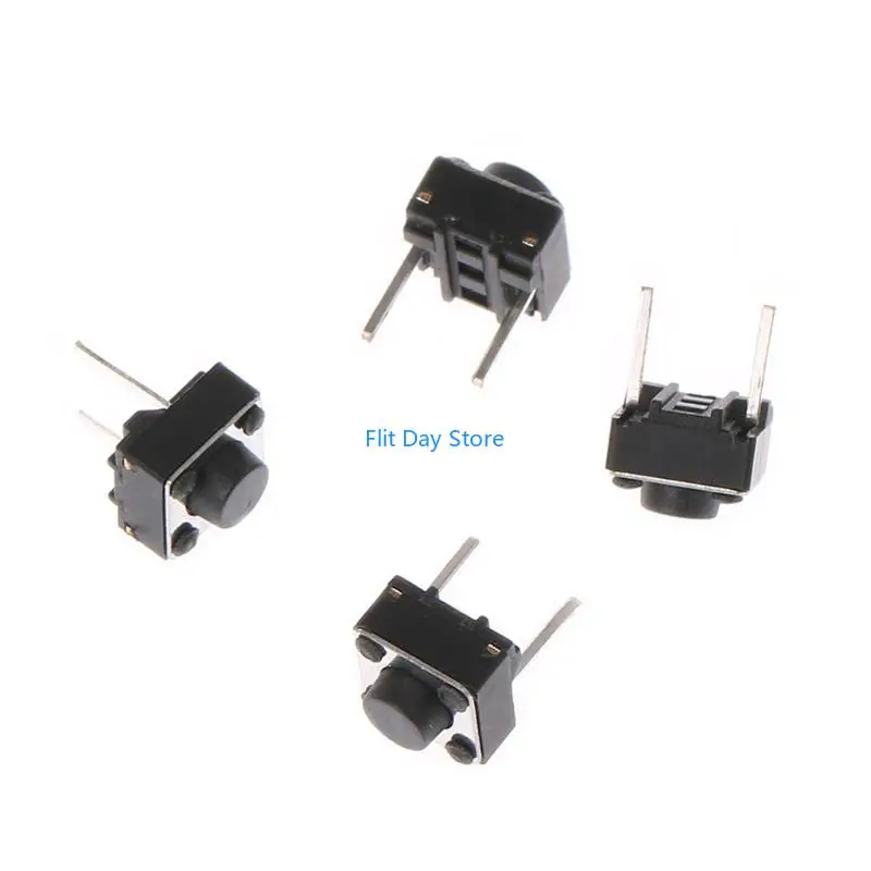 F92C 100 PCS 6X6X5MM 2 PIN MICRO PUNTARY BUNTIN