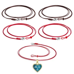 Corde de cire noire tressée en cuir, 1 pièce, corde de collier pour pendentif, fournitures de fabrication de bijoux, accessoires, résultats de matériaux artisanaux
