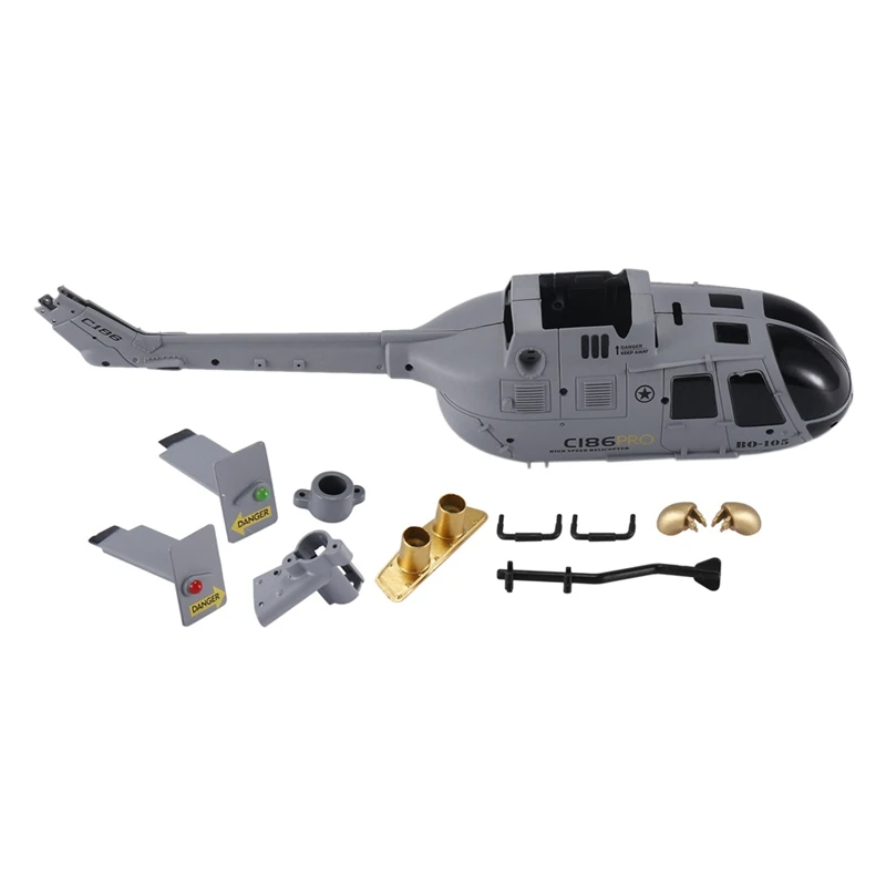 C186 C-186 Pro Shell Cover Set RC Helicopter Airplane Drone Spare Parts Upgrade Accessories