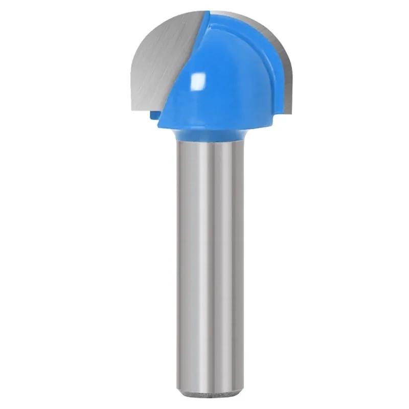 Hampton Router Bit 8mm Schaft Ball Nase Ende Mühle 16/19/22/25mm Runde Nase cove Core Box Router Bit Holzbearbeitung Fräser – Detail 2