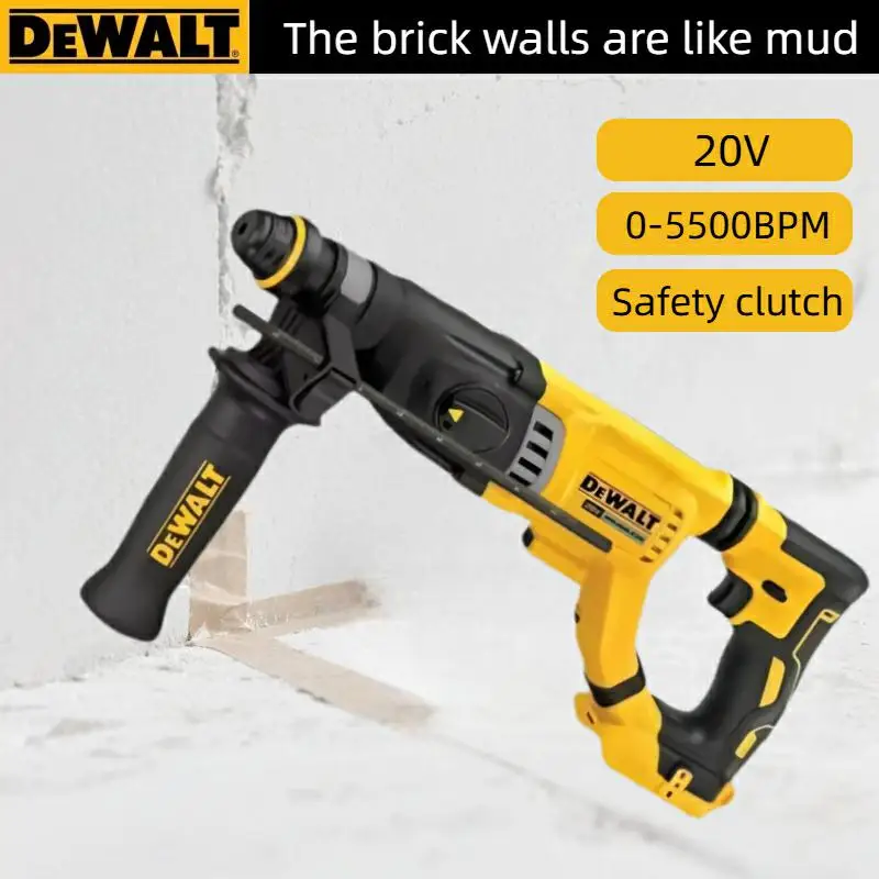 

DCH263 28 мм 1-1/8-дюймовый бесщеточный аккумуляторный ручной перфоратор 20 В 3-в-1 литиевый электрический молоток ударная дрель