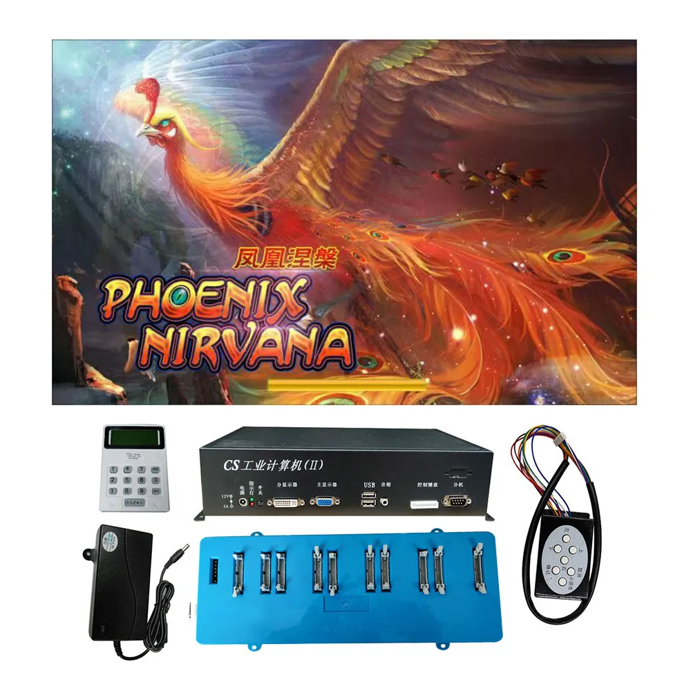 

USA Popular 4/6/8/10 Players Phoenix Nirvana Fish Hunter Game Machine Host Accessories