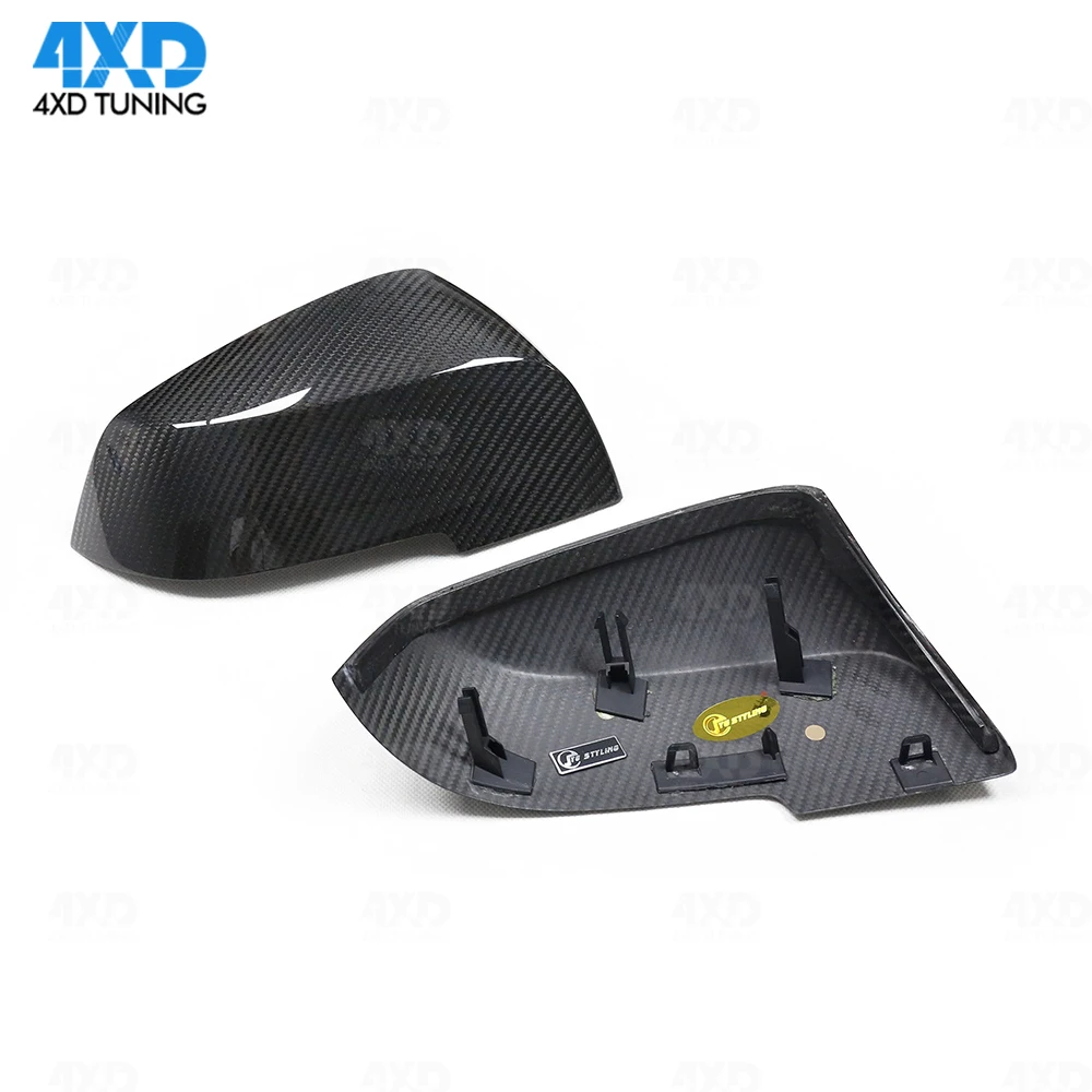 Real Dry Carbon Fiber Mirror Cover For BMW Series 1 2 3 4 X F20 F22 F36 F30 F32 X1 E84 F21 M2 F33 F34 F87 2014-2018