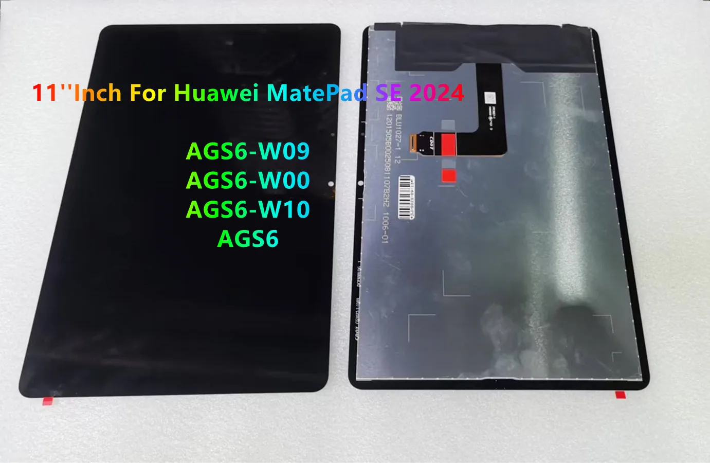 

11''Inch For Huawei MatePad SE 2024 AGS6-W09 AGS6-W00 AGS6-W10 AGS6 LCD Display Touch Screen Digitizer Assembly Repair 100% Test