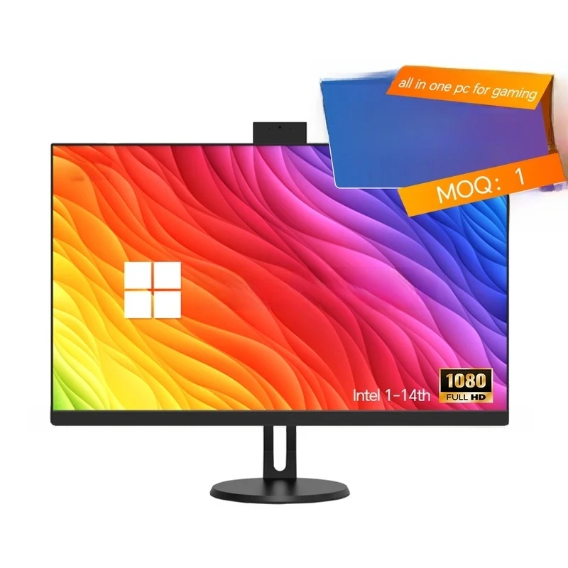 Computadora Todo en Uno AIO de 27 Pulgadas 4K para Juegos, 1ª-12ª Generación, 1920*1080/2560*1440/3840*2160, Tarjeta Gráfica Independiente, PC Todo en Uno