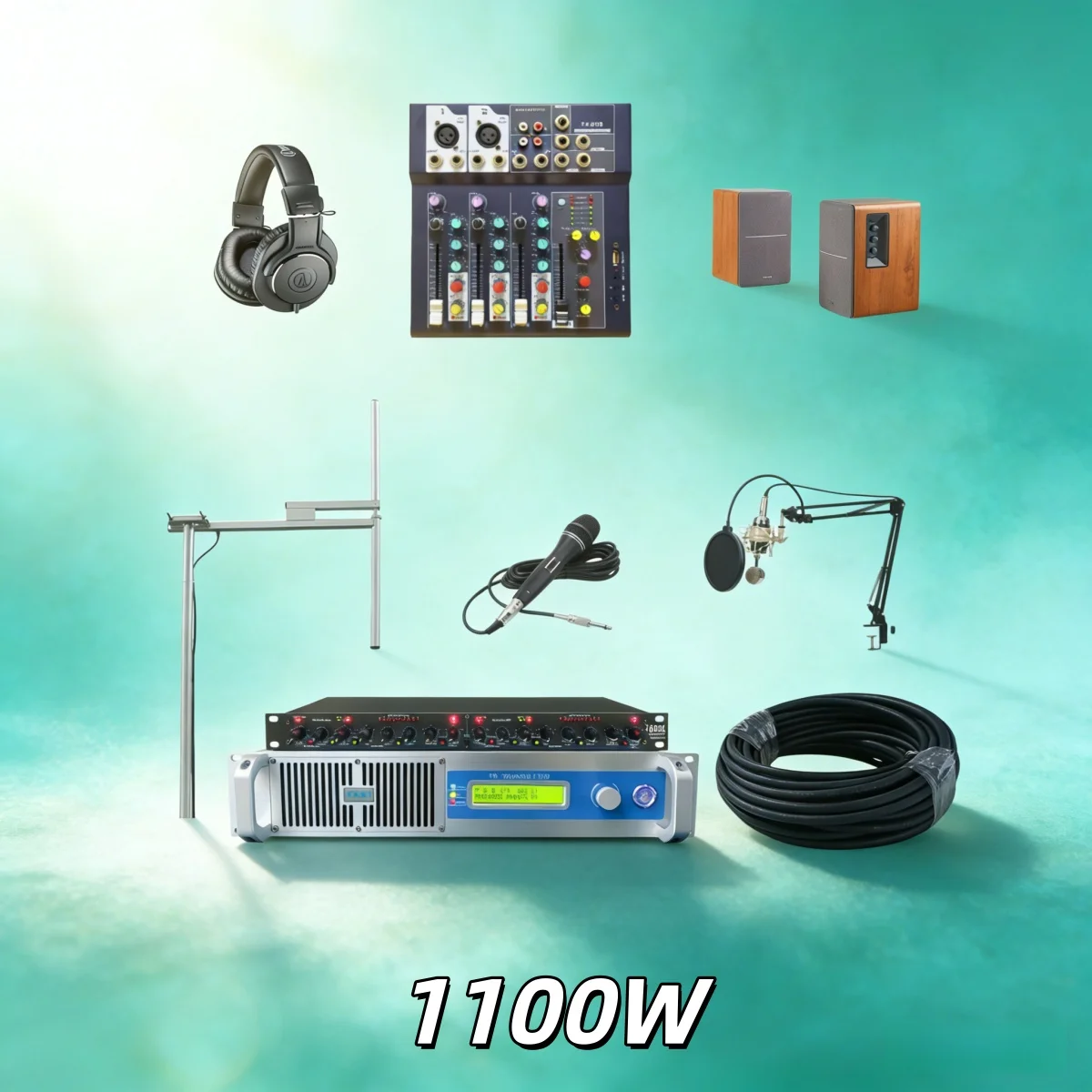 

Комплектная система FM-трансмиттера Community YXHT-1, 1.1 кВт (1100 Вт), для оповещения о местах живописных достопримечательностей, полное решение, с грозозащитой