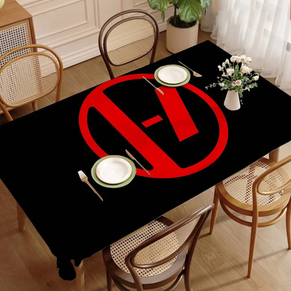 T-Twenty One Pilots Band Washable TableCloth for Wedding Party Dining Banquet Decoration Luxuriou Table Table Protector Cloth
