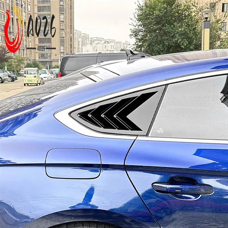 

A026-Car Rear Triangular Window Louvers Shutters Blinds Cover Trim For A5 S5 F5 Sportback 4 Door 2017-2024