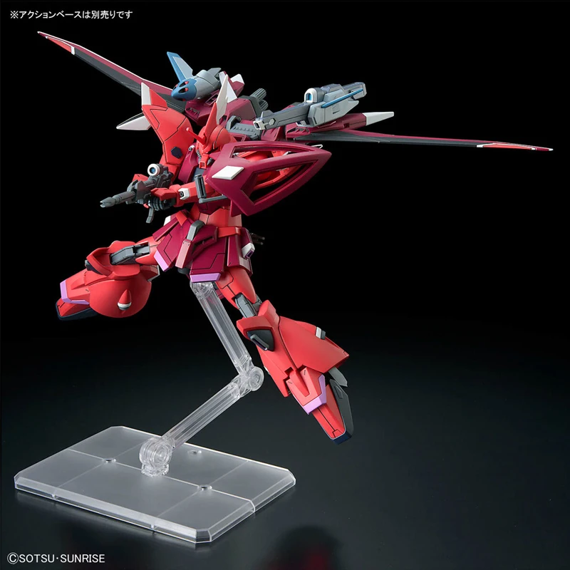 Bandai Original GUNDAM HG 1/144Serie Menaace Anime figura de acción modelos de ensamblaje juguetes coleccionables adornos regalos en Stock