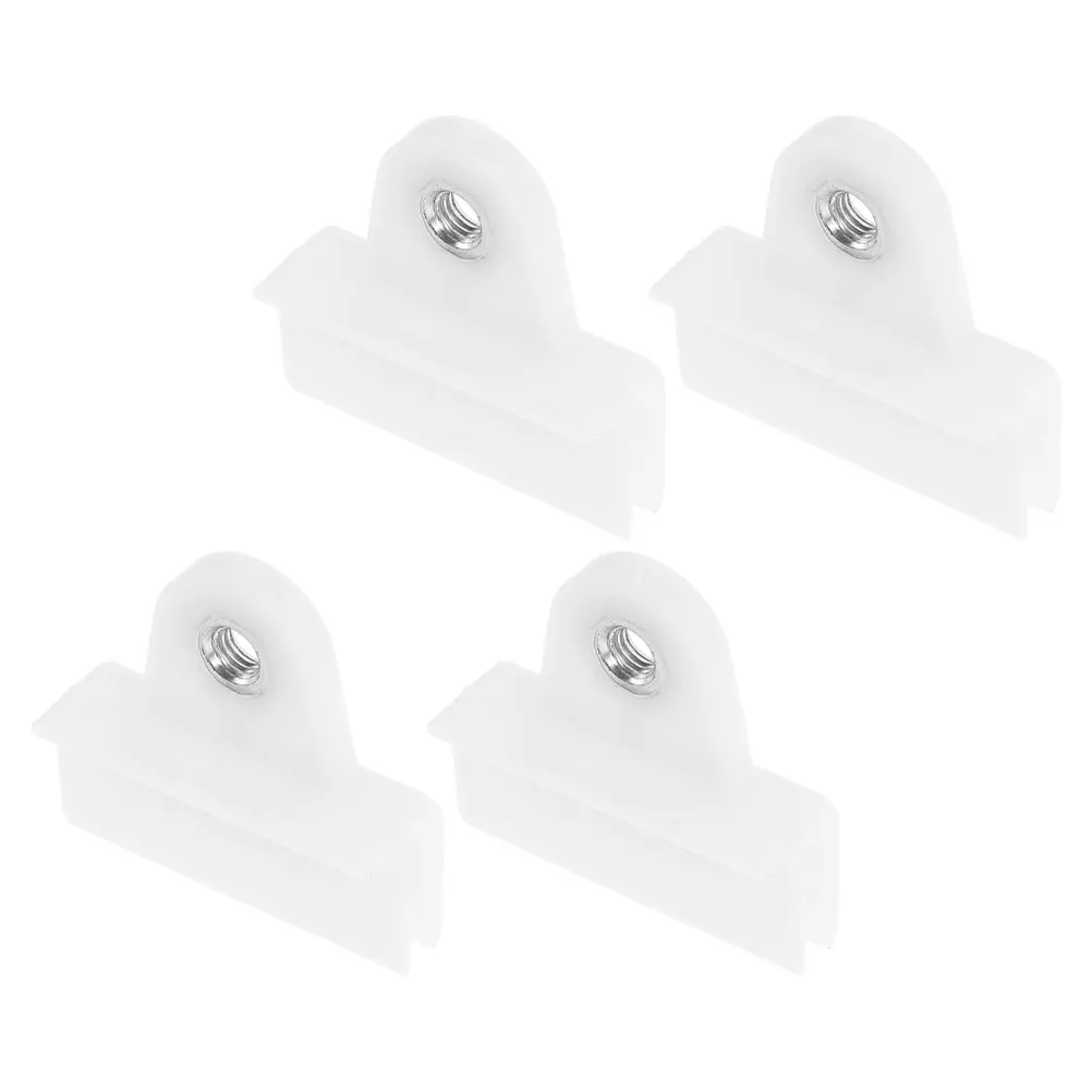

4 Pcs Glass Fixed Glasses Door Channel Window Holders to Keep up Panel Cabinet Retainer for