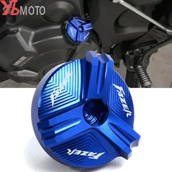 로고 포함 FAZER Auminum 오일 필러 캡 엔진 플러그 커버 Yamaha FZ1 FAZER FZ6 FZ6R FZ8 FAZER FZ750 FZR1000