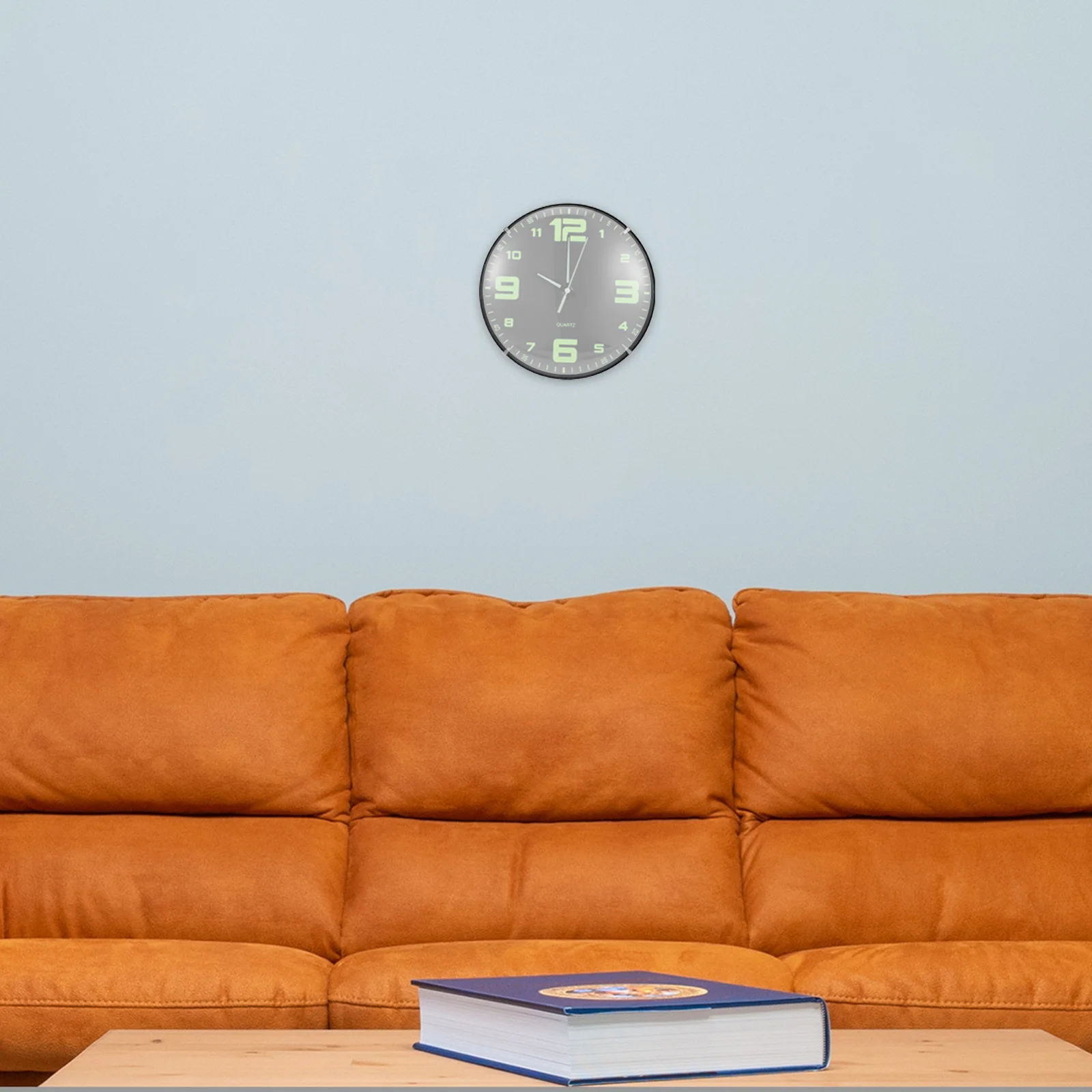 

7 Inch Round Convex Glass Dome Cover for Wall Mounted Clock Transparent Replacement Face Protector Decorative Clock Dome