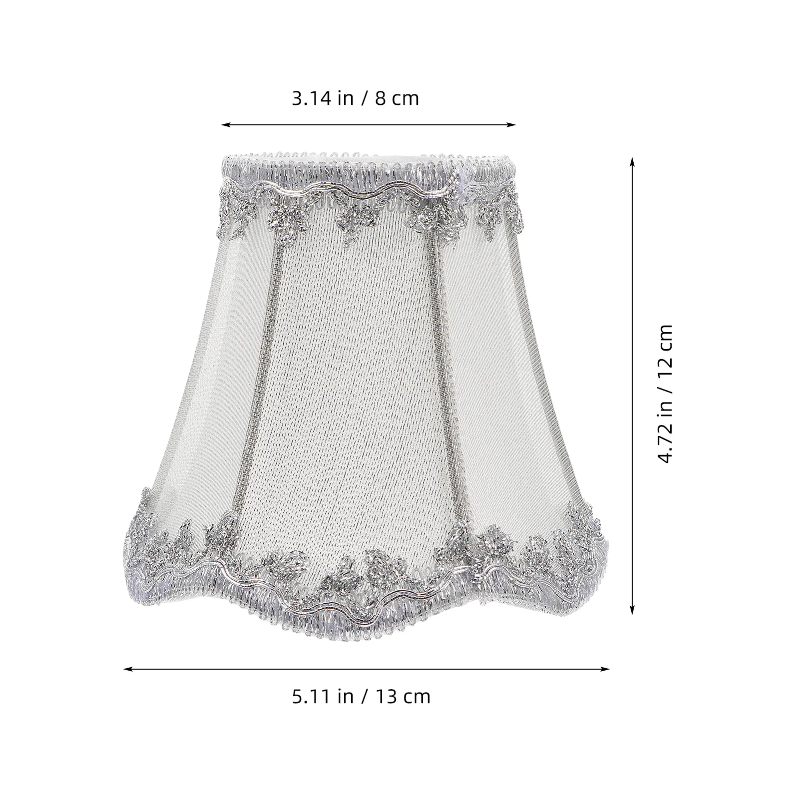 Fabric Lampshade Wall Candelabra Light Bulbs Bedside Home Cloth Cover Table Oval Tablecloth