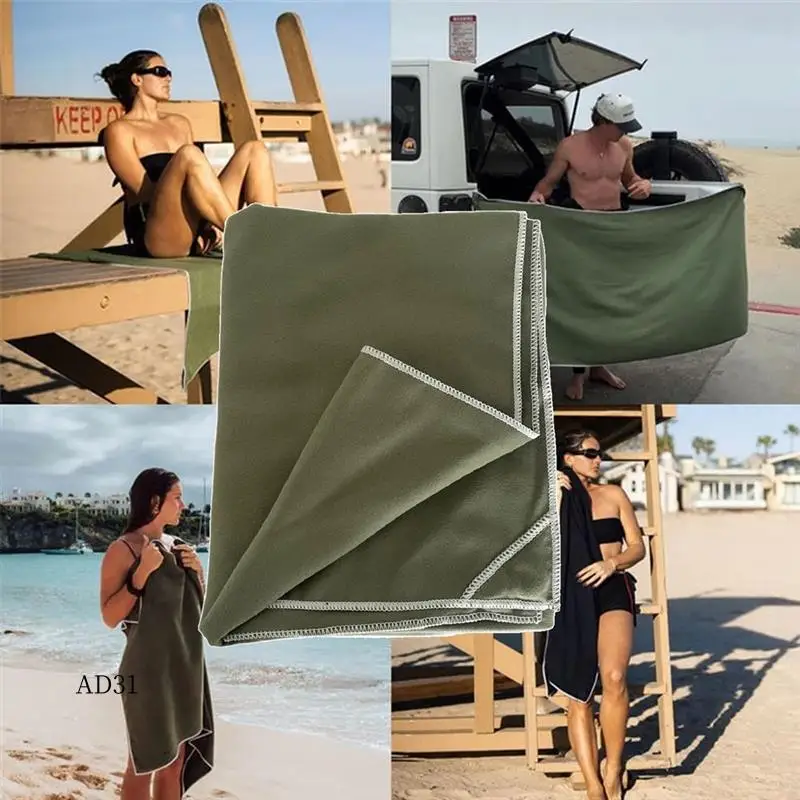 

New-Outdoor Magnetic Bath Towel, Quick-Dry Sand-Resistant Fortravel, Swimming& Yoga B