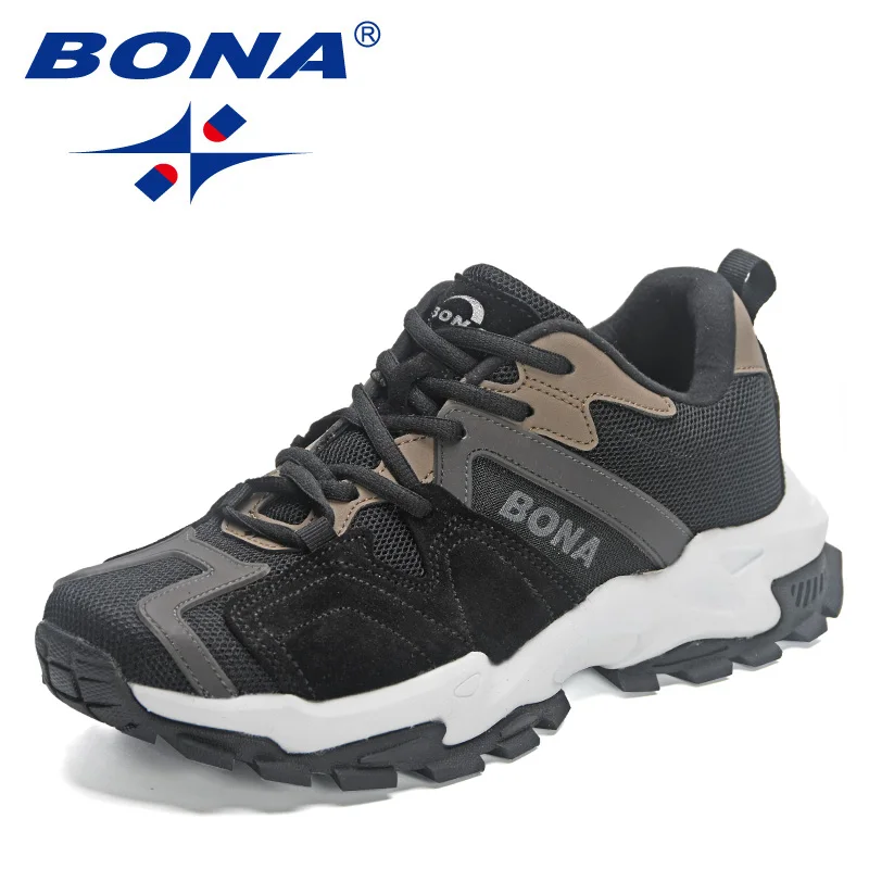 

BONA 2023 New Designers Classics Running Shoes Sneakers Man Sports Training Tennis Walking Athletic Shoes Men Jooging Footwear