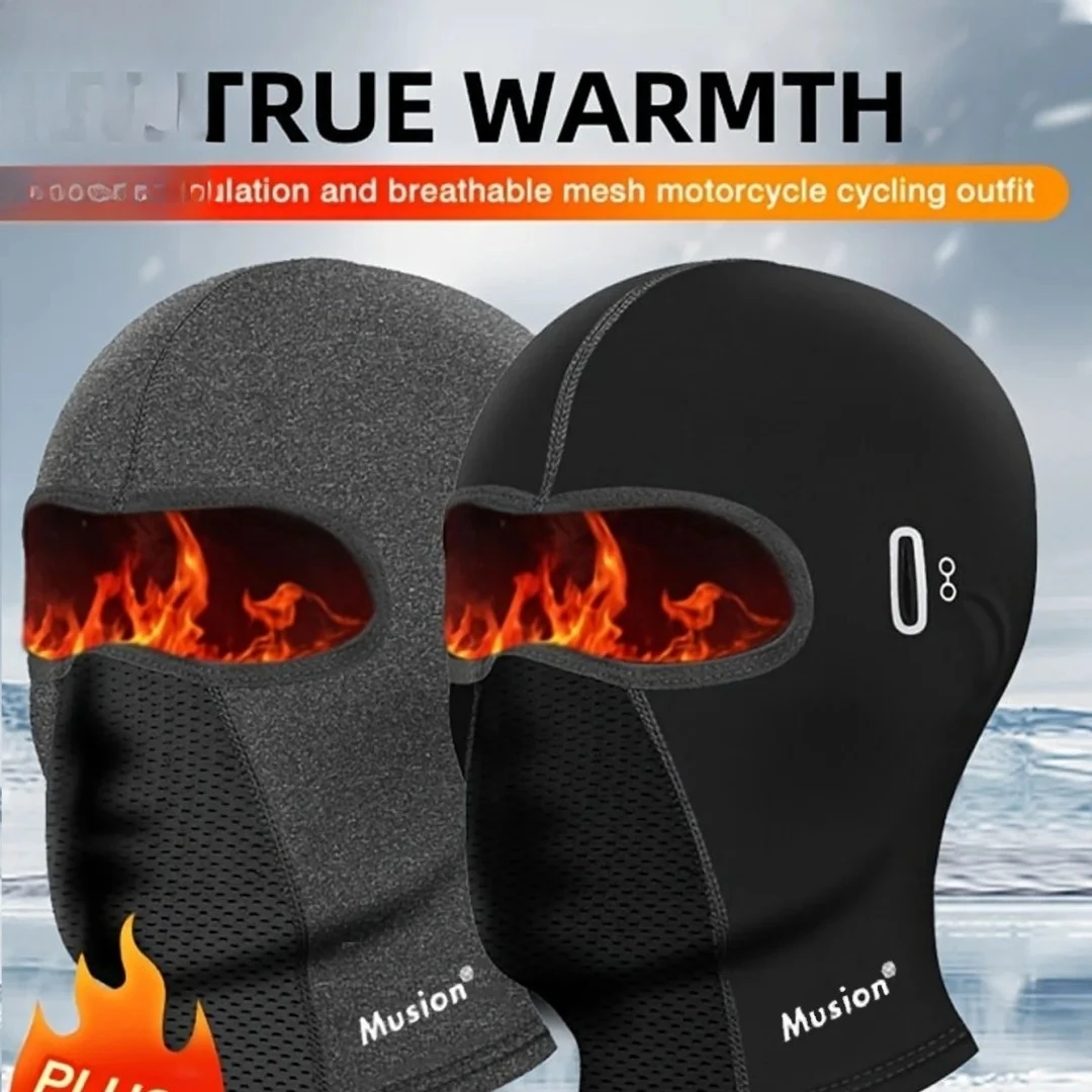 Milanaise Mesh Band - หน้ากากบาลาคลาวาสำหรับมอเตอร์ไซค์ ปิดเต็มหน้า ป้องกันลม ทนแดด สายรัดยืดหยุ่น ใช้งานสะดวกตลอดทั้งปี