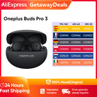 Hot OnePlus Buds Pro 3 E512A, TWS AI Clear Earphone, Google Fast Pair, For OnePlus 12 Nord 4 Global Original New Sealed Earbuds