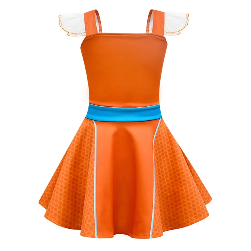 Vestido de princesa Super Kitties para niños y niñas, disfraces de Cosplay de gato de Anime, Vestido de Ballet con tirantes, ropa de verano, regalo de cumpleaños para niños