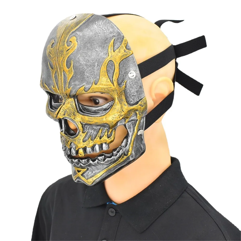 Horror Captain Skull Mask Halloween Masquerade Resin Helmet Mask