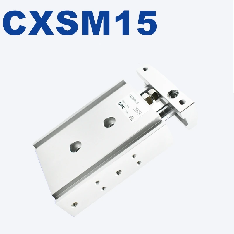 CXSM CXSL SMC CXSM15 CXSL15 Dual Rod Cylinder Basic Typr CXSM15-10 -15 -20 -25 -30 -35 -40 -45 -50 -60 -70 -75 -80 -90 -100