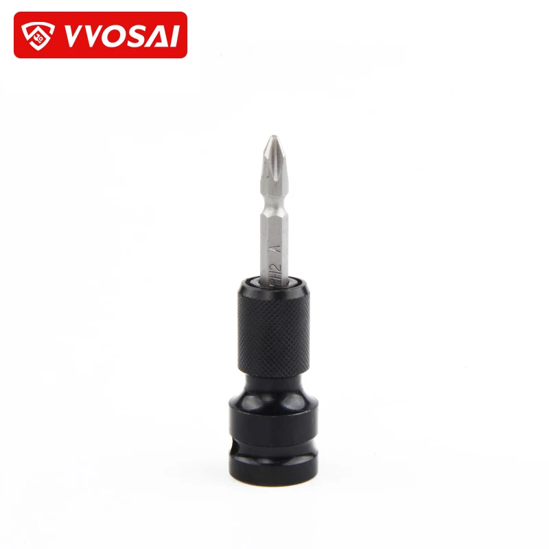 VVOSAI المفتاح الكهربائي تحويل مفك البراغي محول وجع 1/2 "(12.5 مللي متر) محول إلى 1/4" عرافة عرقوب