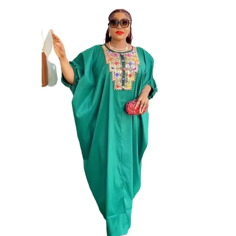 

Abayas African Dresses for Women 2024 Traditional Africa Clothing Dashiki Ankara Outfits Gown Robe Muslim Kaftan Maxi Long Dress