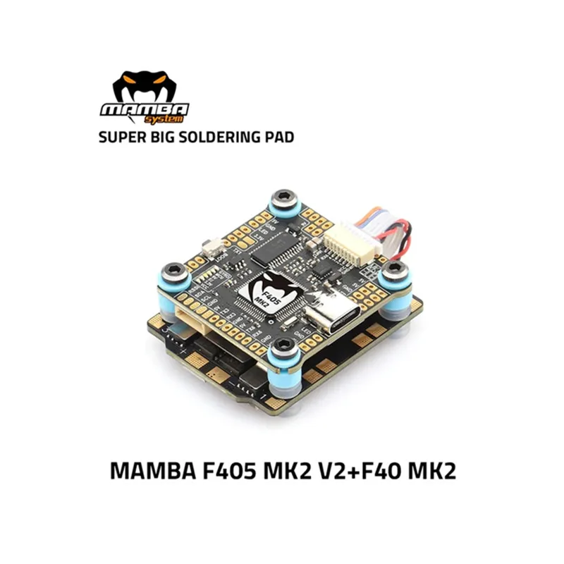 Diatone MAMBA F405 MK2 V2 Flight Controller F40MK2 / F50 BLS ESC Stack/Flytower 30MM/M3 Supports O3 HD VTX For FPV Racing Drone