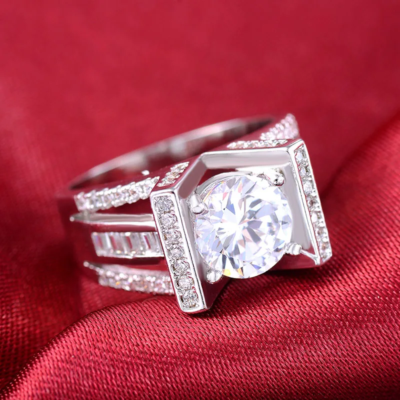 DODO Wedding Engagement Rings For Women Silver Color Individuality Punk Finger Bague Vintage Jewelry Party  Accessories DD145