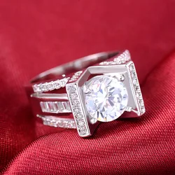 DODO Wedding Engagement Rings For Women Silver Color Individuality Punk Finger Bague Vintage Jewelry Party Accessories DD145