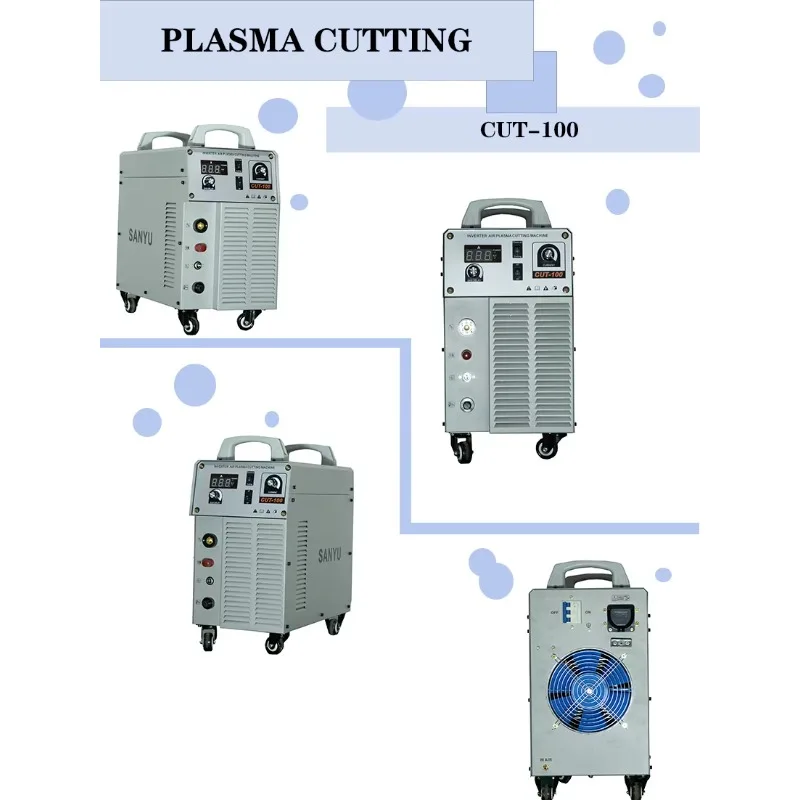 LGK-130 Cutter AC 380V 50Hz Built In Bypass Plasma Cutting Machine High Precision
