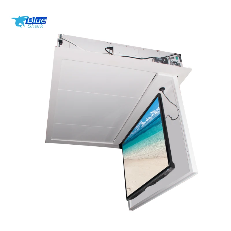 65 Inch Ceiling Tv Bracket Adjustable  Ceiling Stands Motorized Tv Mount  Drop Down Tv Lift Audiovisual Equipment