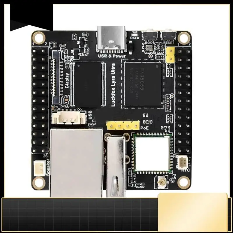 

Luckfox Pico Ultra B Onboard Wifi6/Poe RV1106G2 EMMC-8GB Mic Option Module With Audio Display Port WIFI No Poe Support-N33R