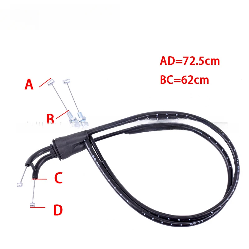 

Motorcycle Modification Accessories Steel Wire Throttle Control Cable Applicable to YamahaYZE-R6 06-15