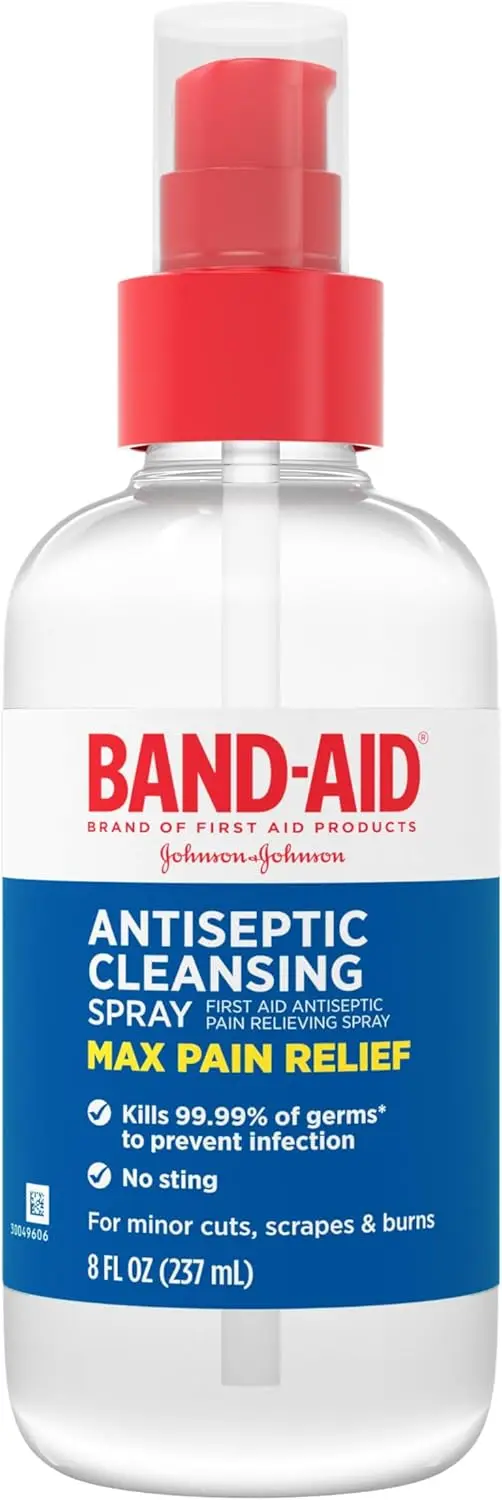 

Antiseptic Cleansing Spray, Pramoxine HCl, 8 fl. Oz - Pain Relieving, Kills Germs