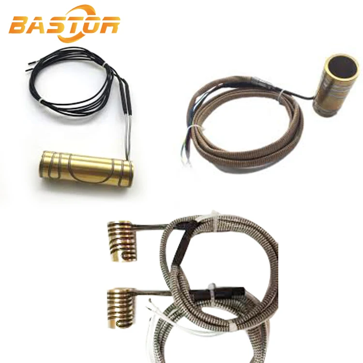 industrial high temperature electric spring nozzle brass Hot Runner coil copper heater