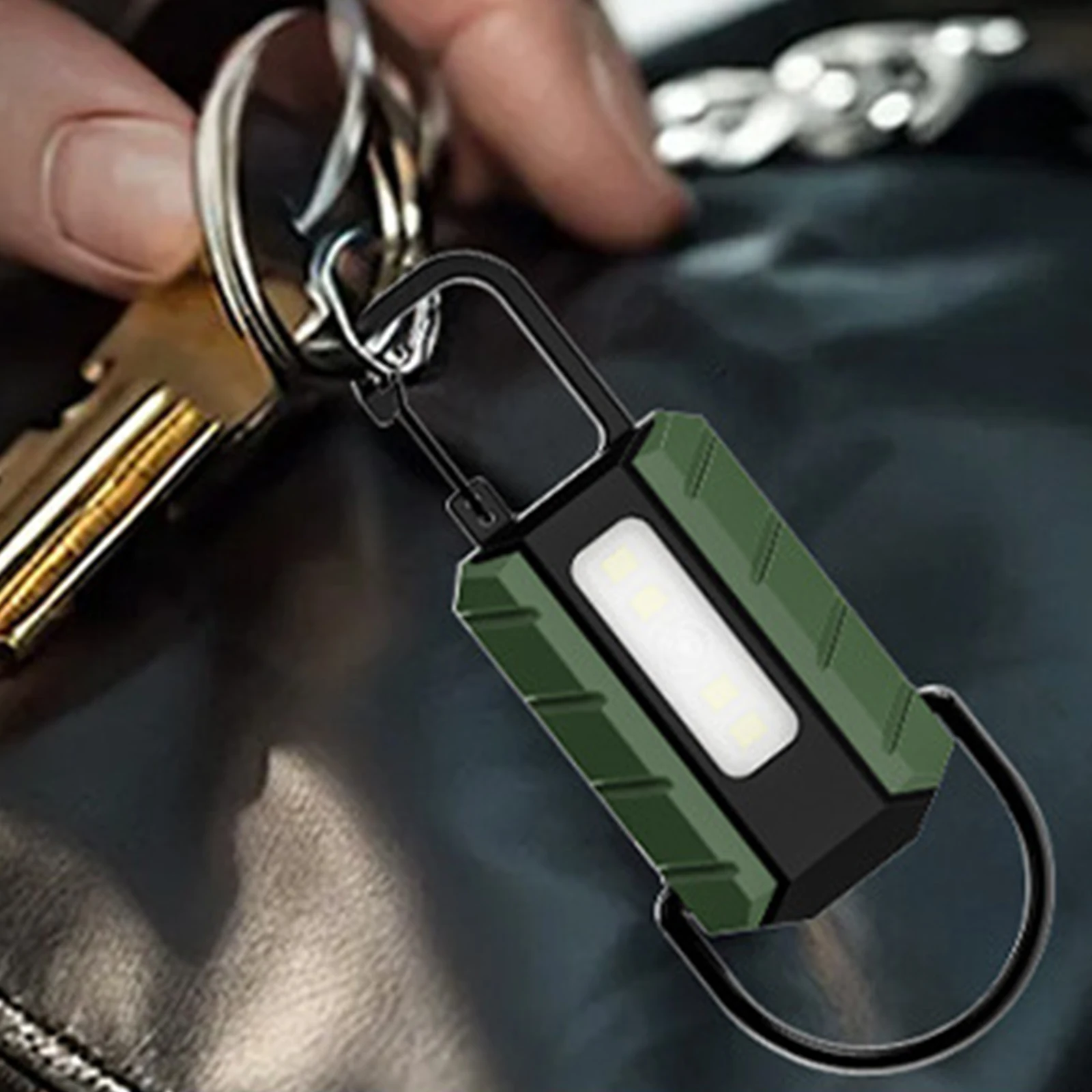 For Outdoor Camping Hiking Emergency LED Flashlight USB Rechargeable Mini Flashlight Small Flashlight