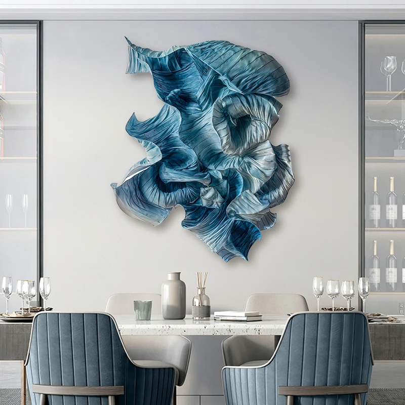xx-Customize,Modern Abstract Handmade Wall Art, Large 3D Flower Painting ,Colorful Clothes Art ,Work For Wall#