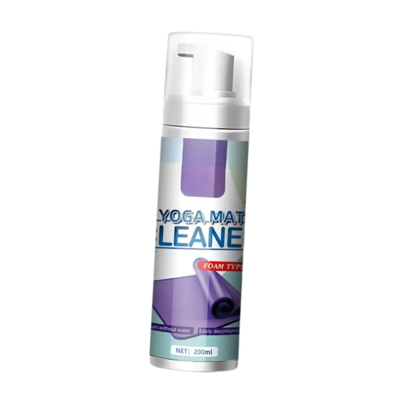 

Yoga Mat Cleaner 200ml Professional Foam Cleaner for Pilates Dorm Massage