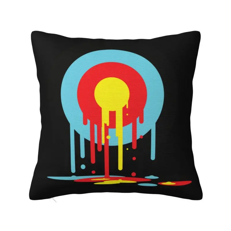 Nordic Style Weeping Target Cushion Cover Velvet Archery Archer Darts Shoot Pillow Case Sofa Square Pillowcase Home Decorative
