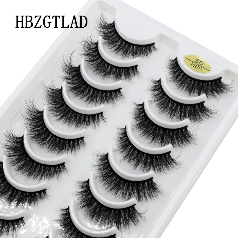 HBZGTLAD 10 Paar 3D Kunstnerz-Wimpern Flauschig Weich Voll Dick Natürlich Lang Falsche Wimpern Lockige Wimpern Großhandel Wimpern – Detail 13