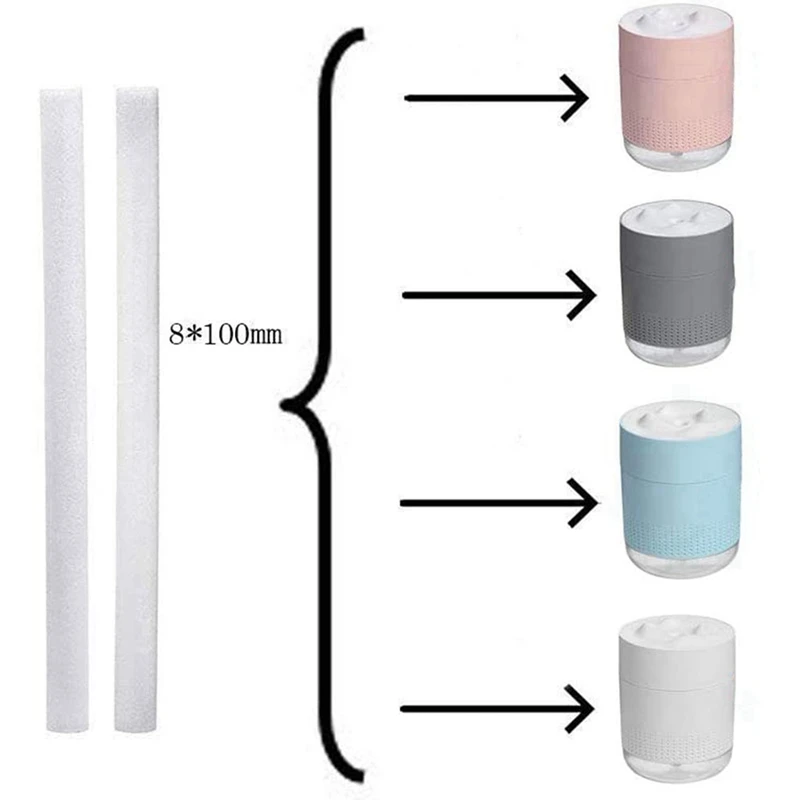 X17A 2025 NEW-Humidifier Cotton Swabs, Humidifier Refill Stick Portable Personal USB Mini Humidifier Filter Replacement Elements