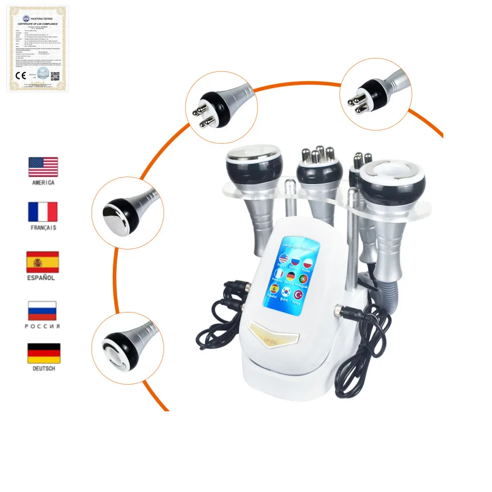 40K 3/4IN1 Cavitation Body Slimming Machine Beauty Device Facial Massager Skin Tighten Face Lifting Vacuum Suction