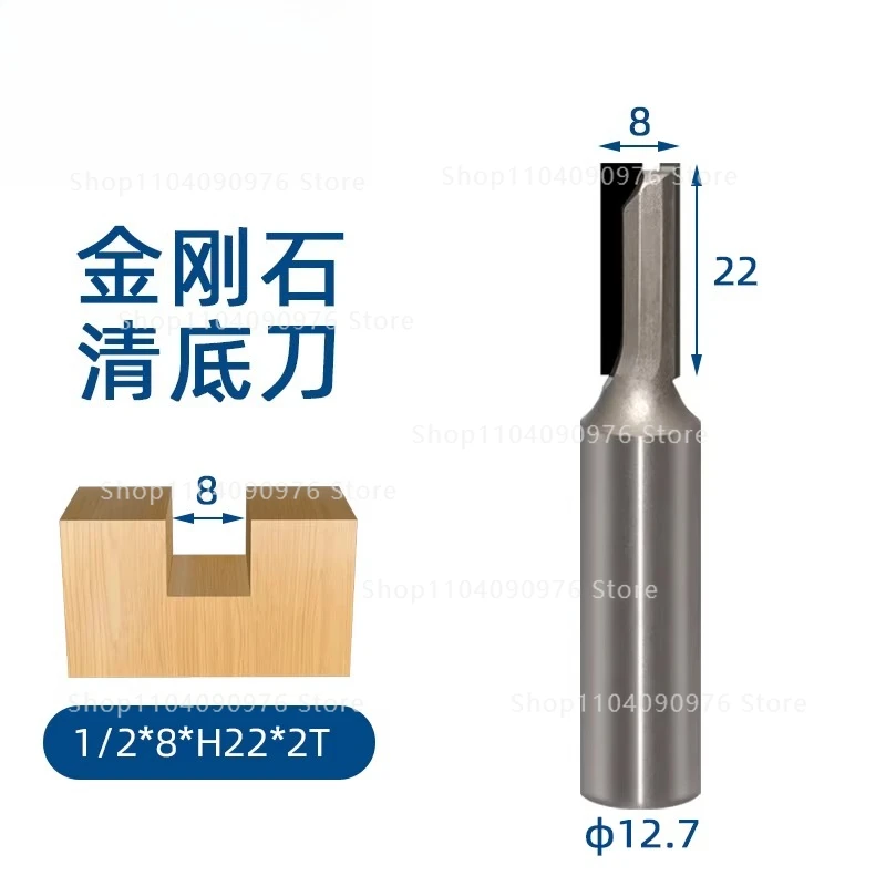 

Diamond PCD Woodworking Tools Cleaning Flattening Cutting Slotting Straight Router Engraving Bits